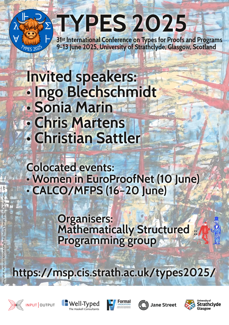 TYPES 2025 poster